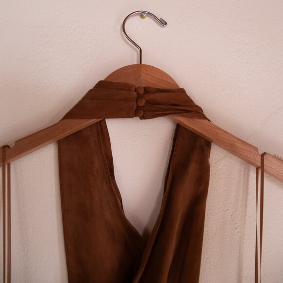 NWT $195 Third Form Cross Paths Midi Brick XS Fall Wedding Guest Dress - Picture 7 of 7